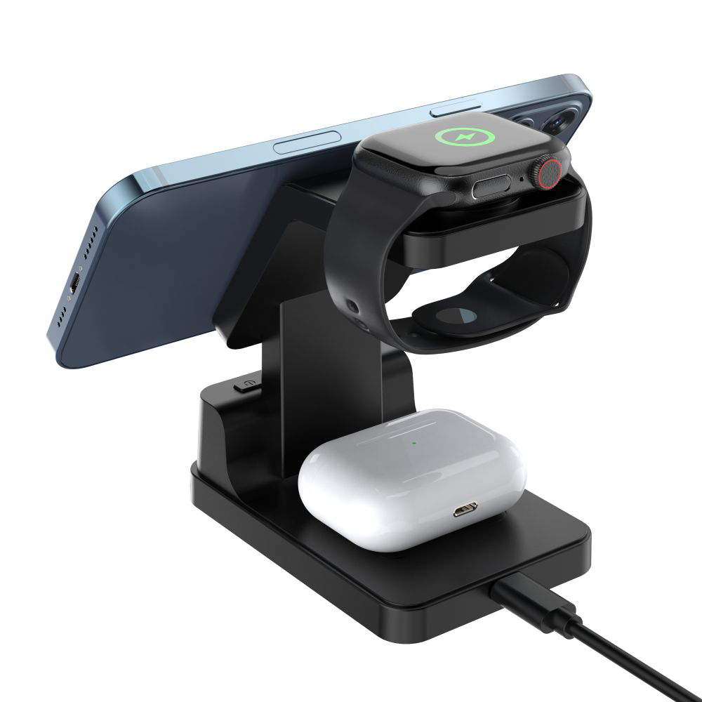 Беспроводное зарядное устройство с часами FlashCharge 15W для вашего логотипа Беспроводное зарядное устройство с часами FlashCharge 15W для вашего логотипа Фото 6